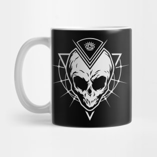 Illuminati Alien Skull Mug